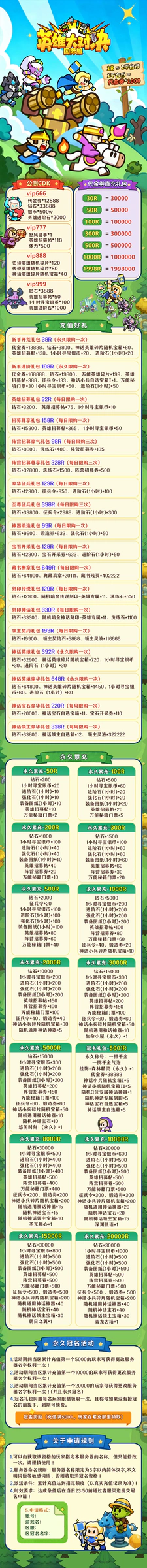 英雄大对决游戏详情福利 1