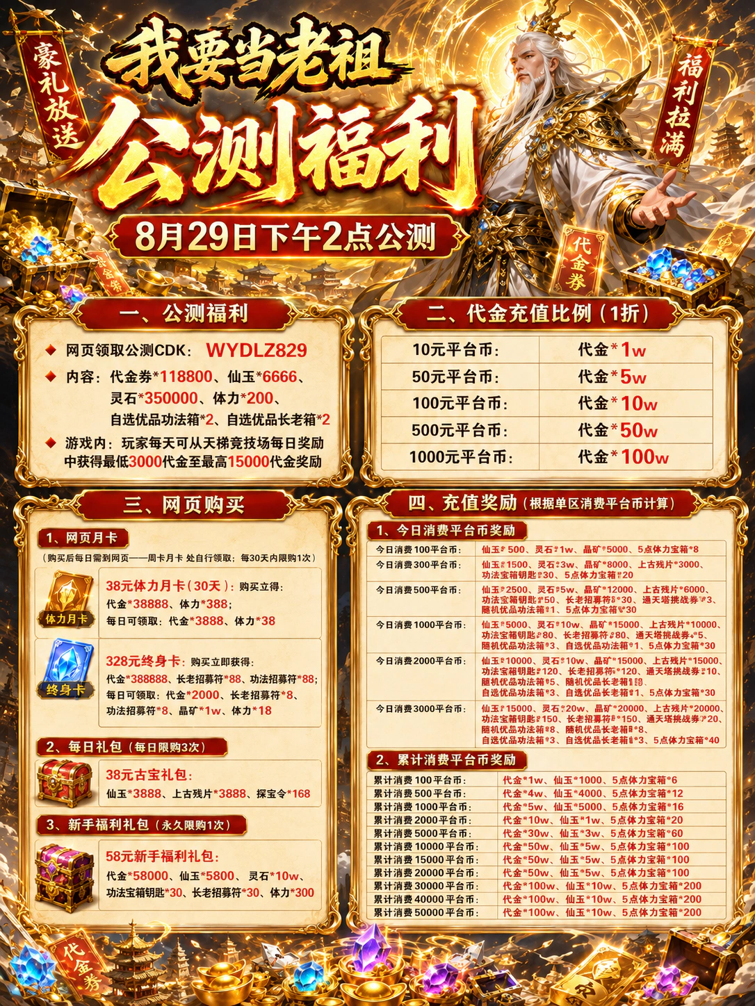 我要当老祖游戏详情福利 1